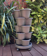 5-Tier Stackable Planter (With Wheels)