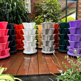 5-Tier Stackable Planter (With Wheels)