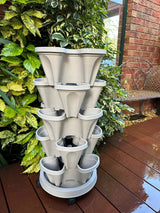 5-Tier Stackable Planter (With Wheels)