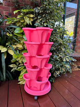 5-Tier Stackable Planter (With Wheels)