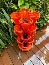 5-Tier Stackable Planter (With Wheels)