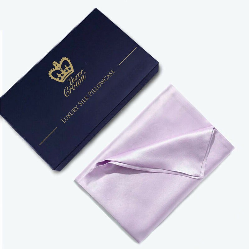 Premium 100% Mulberry Silk Pillow Cases (Twin Pack)